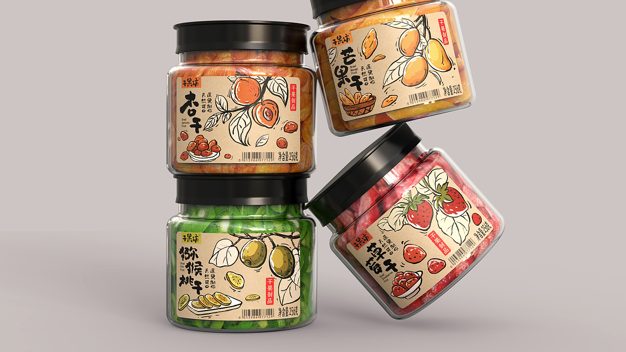 哇塞！这样的蜜饯我吃定了 ​​​（图ZMzM3OTI2MDQ4） - 包装 - 站酷设计师巫七也也原创素材 - 站酷ZCOOL