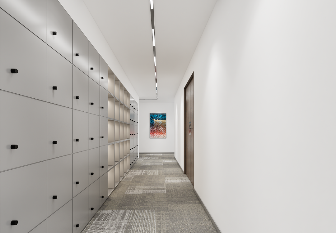 西安恒光测控办公室装修设计案例