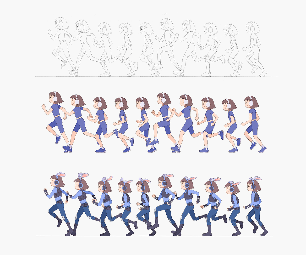 当跑步的时候我在想什么|逐帧动画+midjourney+runway