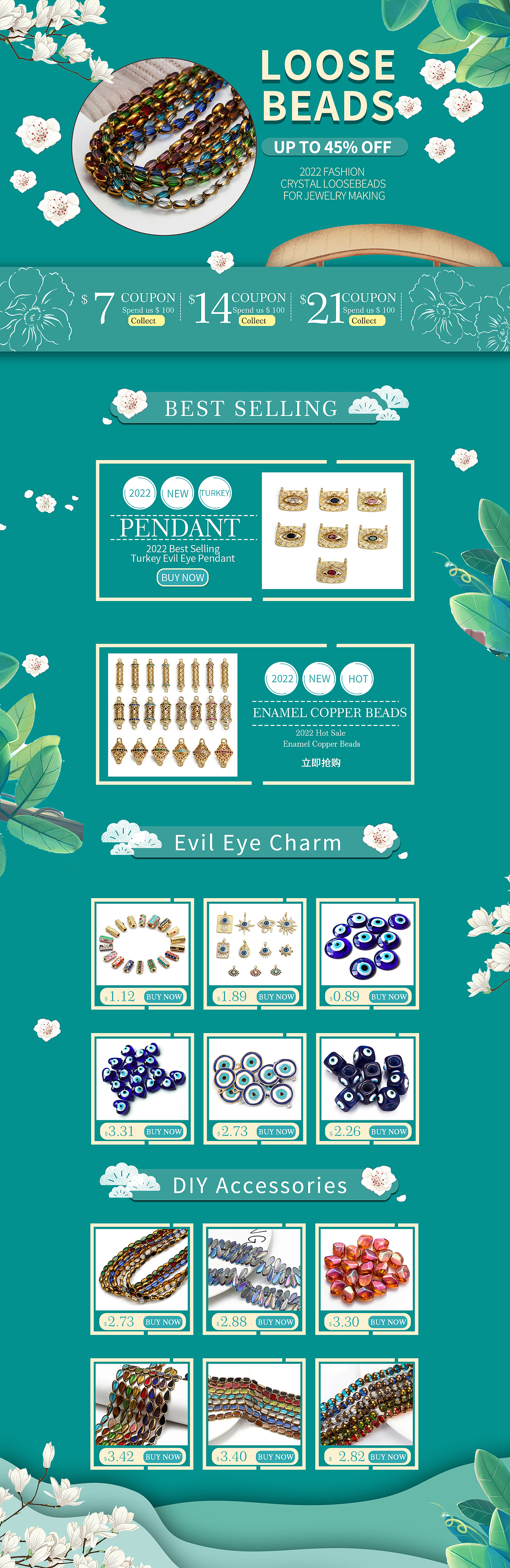 饰品首页（图ZMzM5NTY1NDQ4） - 海报 - 站酷设计师21sales原创素材 - 站酷ZCOOL