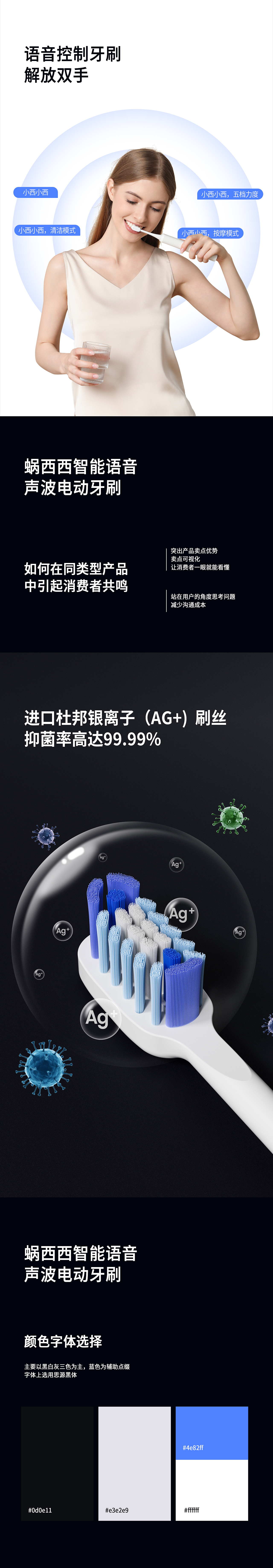 蜗西西电动牙刷详情（图ZMzU5Mzk4Njcy） - 电商 - 站酷设计师青博原创素材 - 站酷ZCOOL