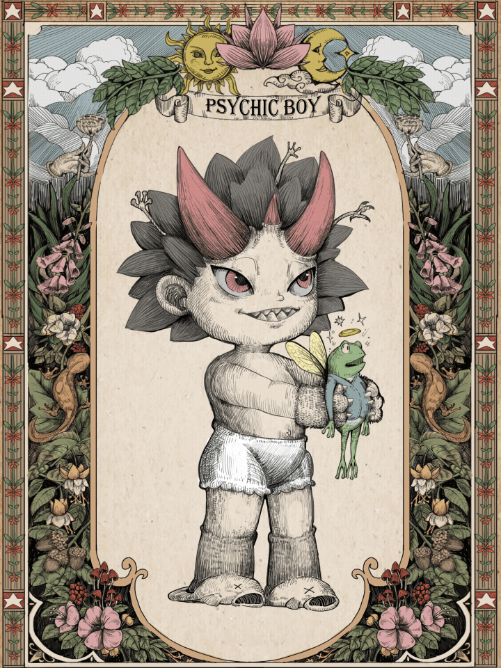 志怪.物语系列第一弹/ 这只青蛙是你的么？（图ZMzUwODYzNTUy） - 海报 - 站酷设计师爱卿Nana原创素材 - 站酷ZCOOL