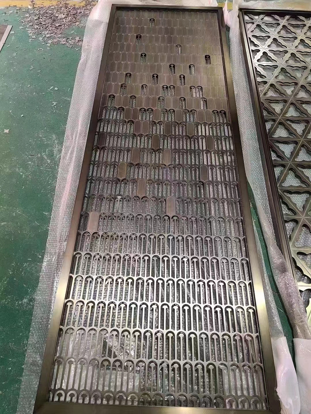 酒店餐厅仿铜不锈钢玄关屏风（图ZMzYyODE0Mjky） - 其他工业/产品 - 站酷设计师众钰15014653434原创素材 - 站酷ZCOOL