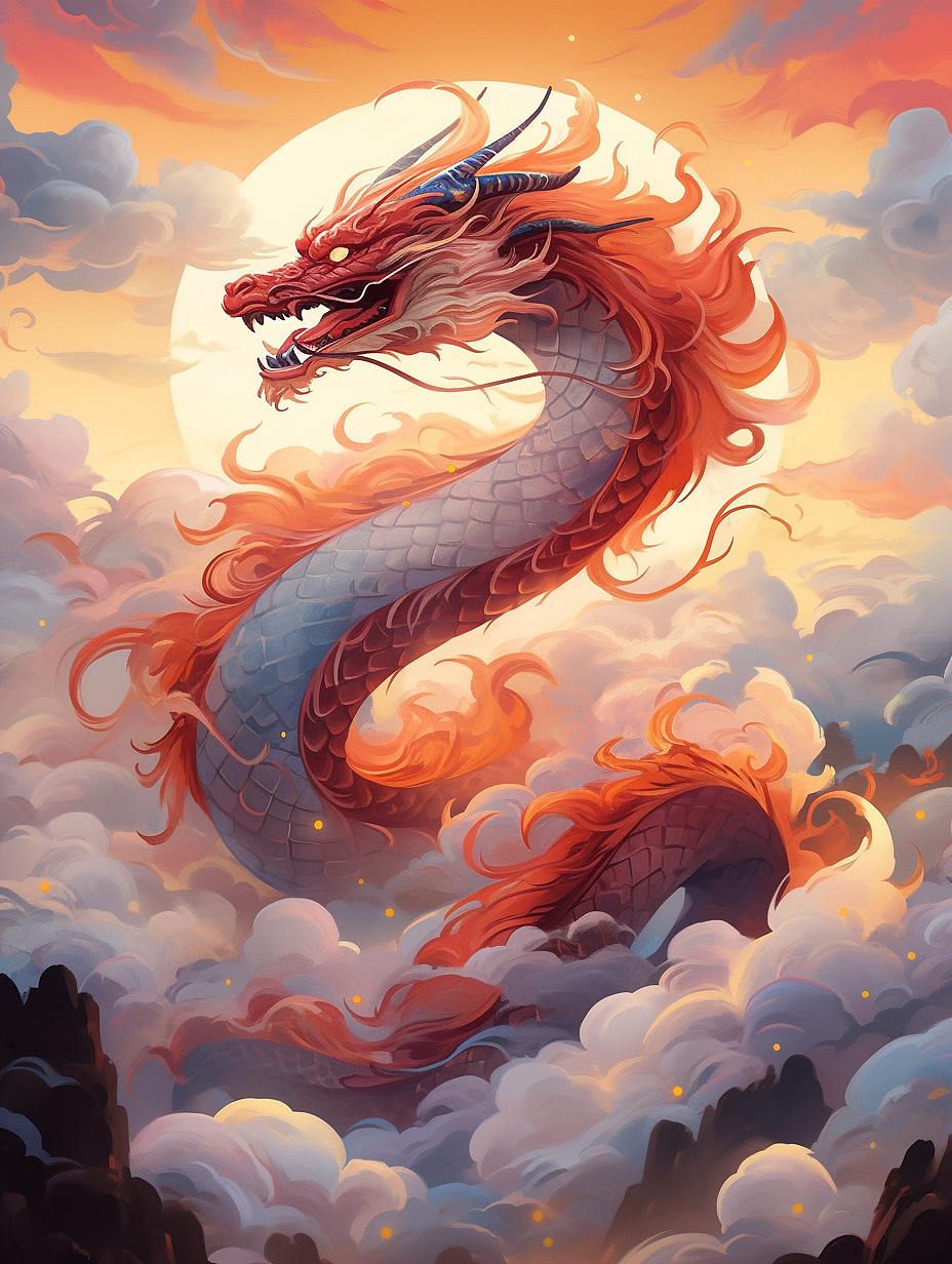 喜庆恭迎龙年大吉！