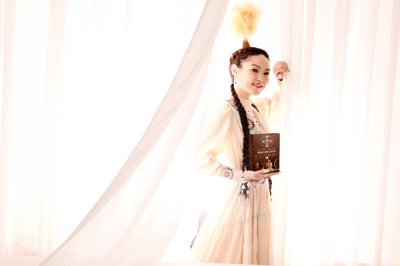 茯砖茶包装设计(哈萨克奶茶原材料)