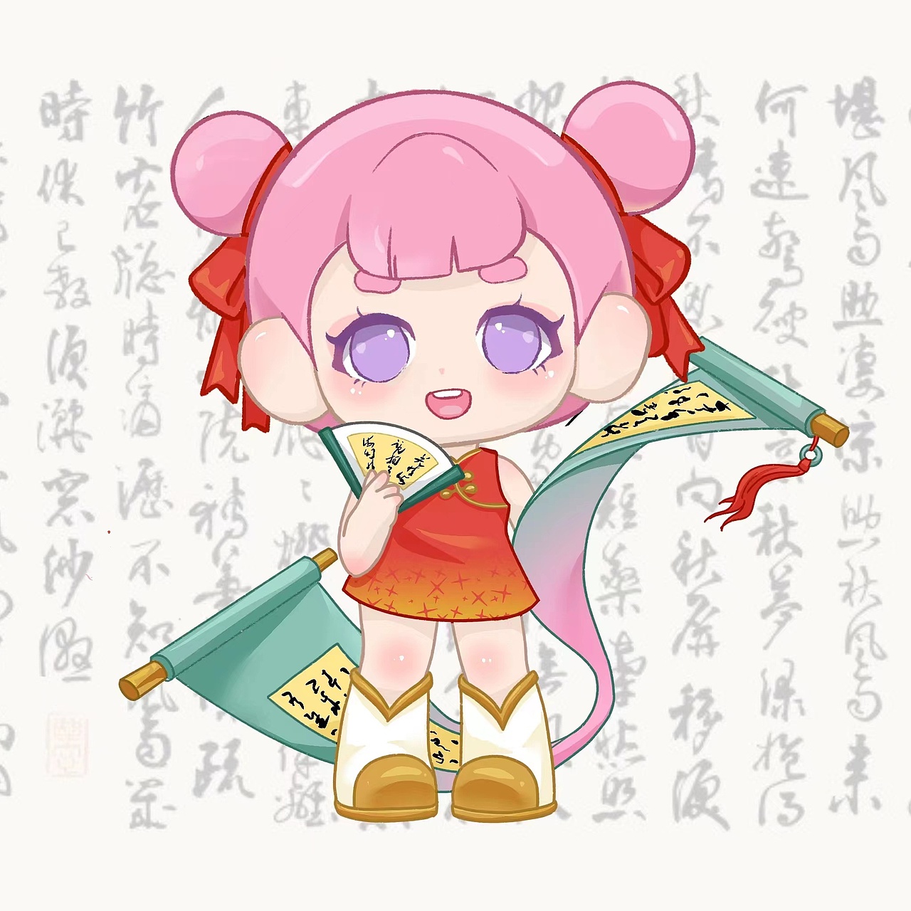 “国风东方，潮流崛起”毛绒玩具设计大赛（图ZMzQyMDgwNzAw） - IP形象 - 站酷设计师Momoko_CC原创素材 - 站酷ZCOOL