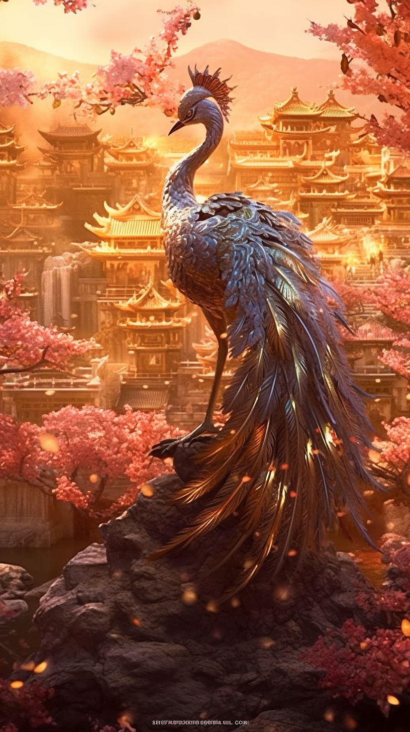 中国古代神兽系列-凤凰（图ZMzQ0ODM1MzM2） - 创作习作 - 站酷设计师艺舟1014原创素材 - 站酷ZCOOL