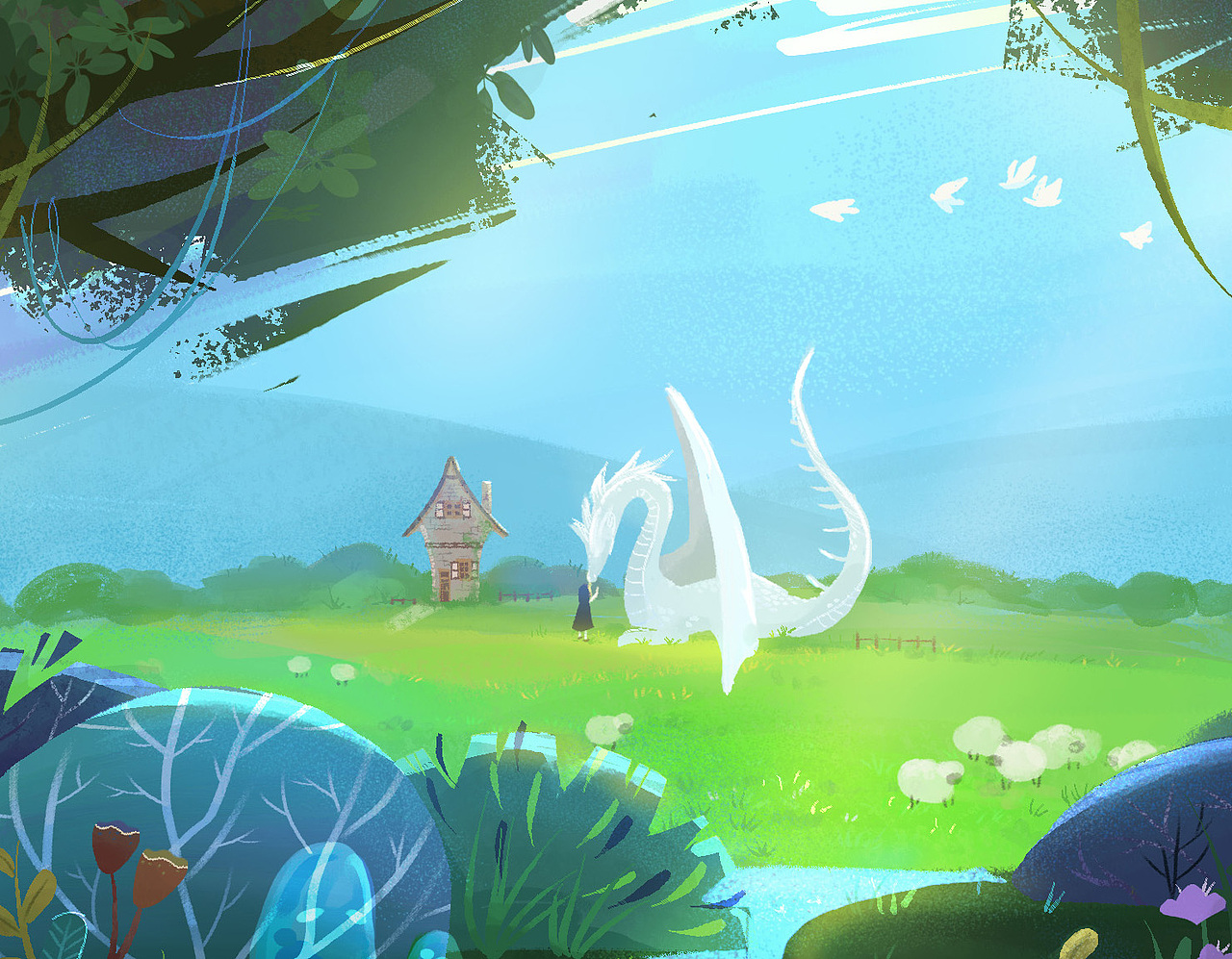 幻想世界-森林（图ZMzA4Njg1Njgw） - 概念设定 - 站酷设计师Cc渡狸原创素材 - 站酷ZCOOL