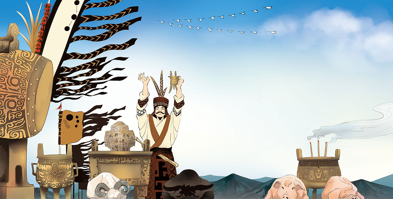 商朝题材绘本《武丁占卜》