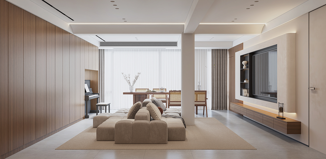 现代风奶油风俩种风格（图ZMzQ3NDI3MDQw） - 家装设计 - 站酷设计师潮视设计原创素材 - 站酷ZCOOL