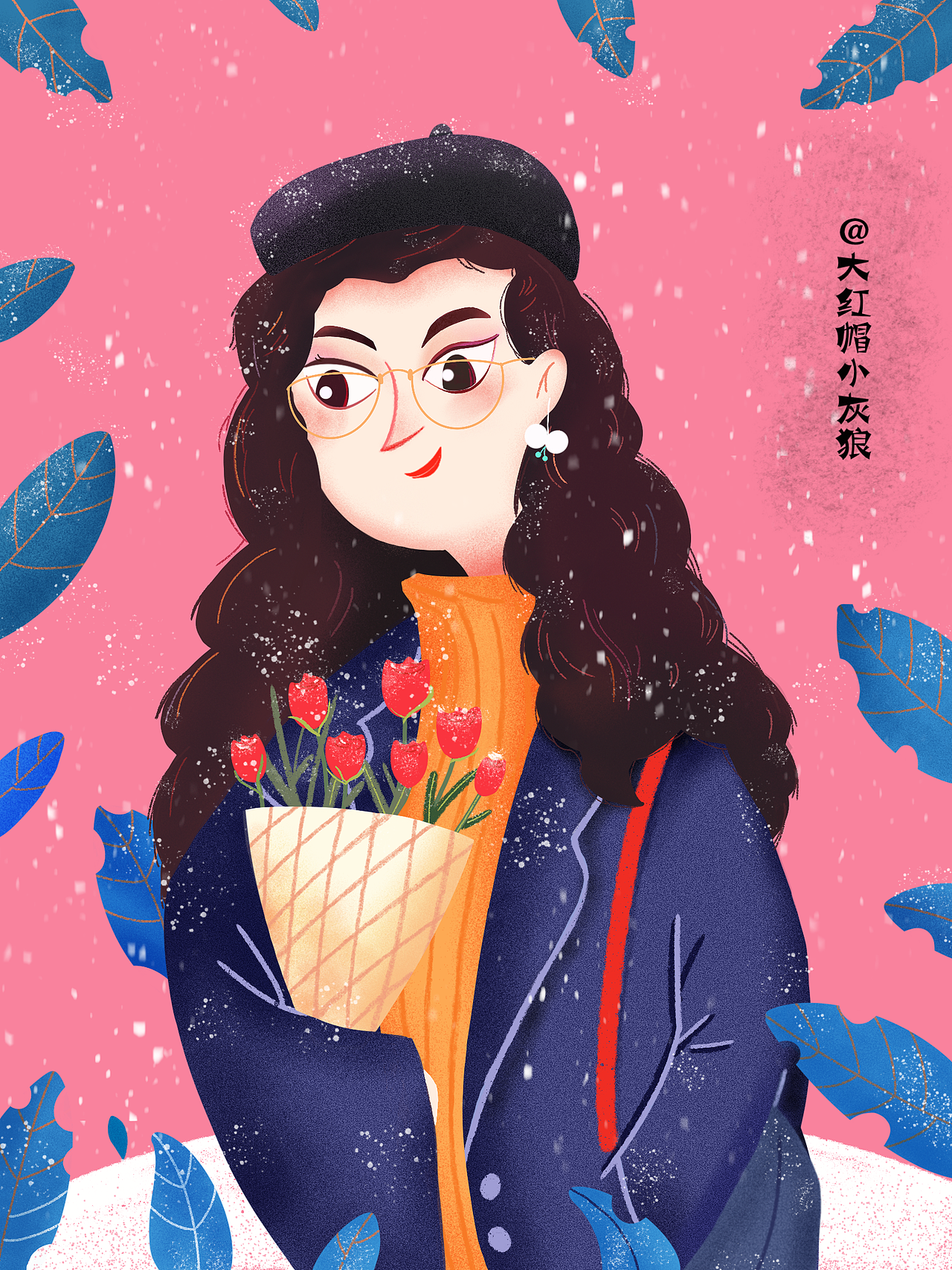 臨摹練習(xí)（圖ZMzI4MzI1MDg4） - 商業(yè)插畫 - 站酷設(shè)計師大紅帽小灰狼原創(chuàng)素材 - 站酷ZCOOL