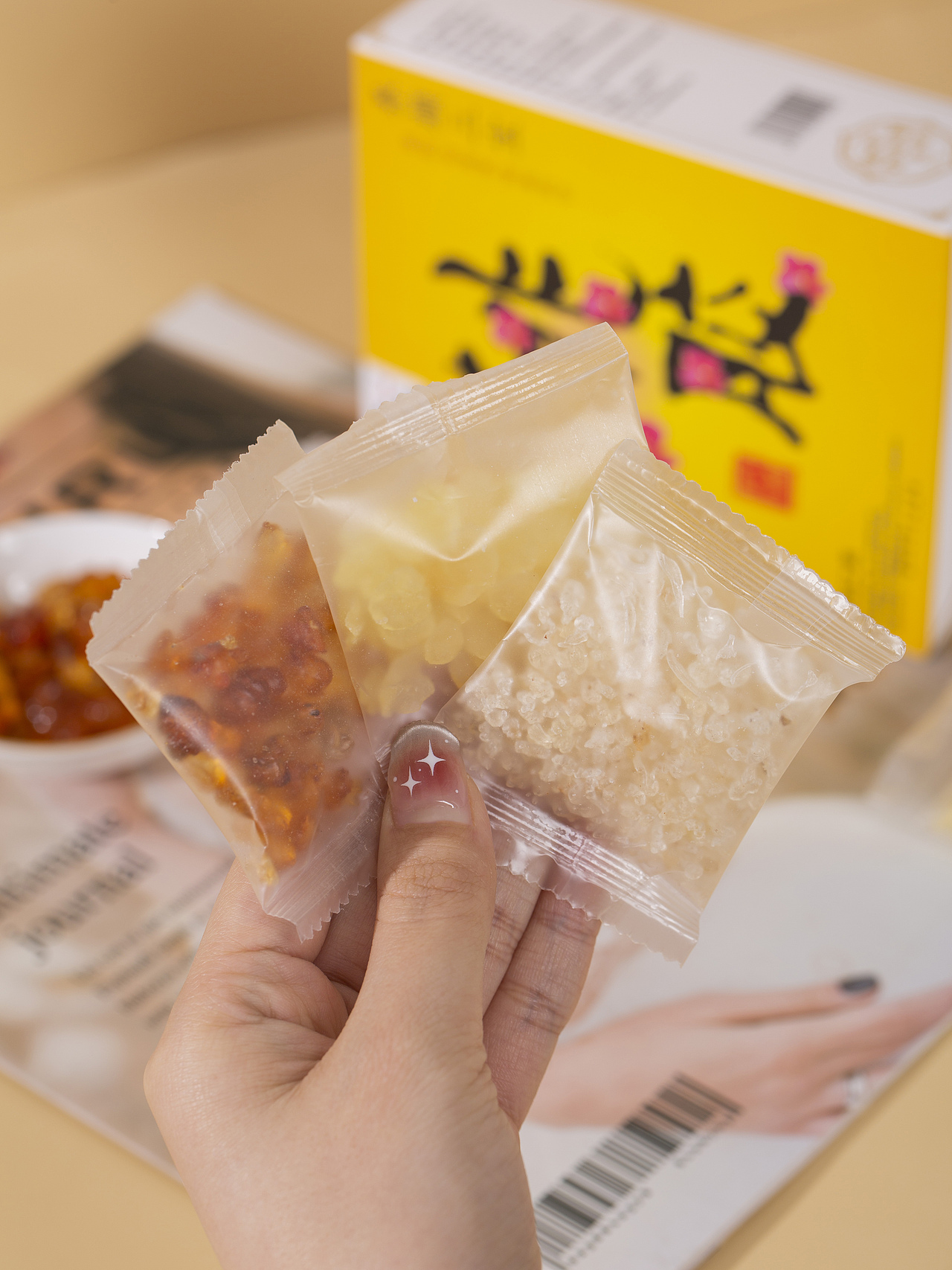 有间|宋桃养颜三宝桃胶雪燕皂角米组合