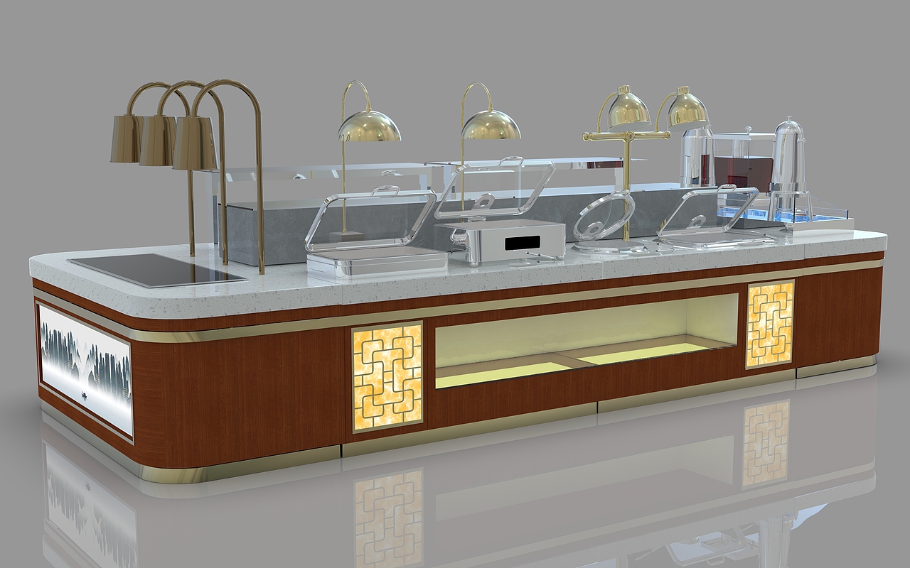 餐厅取餐台设计定制