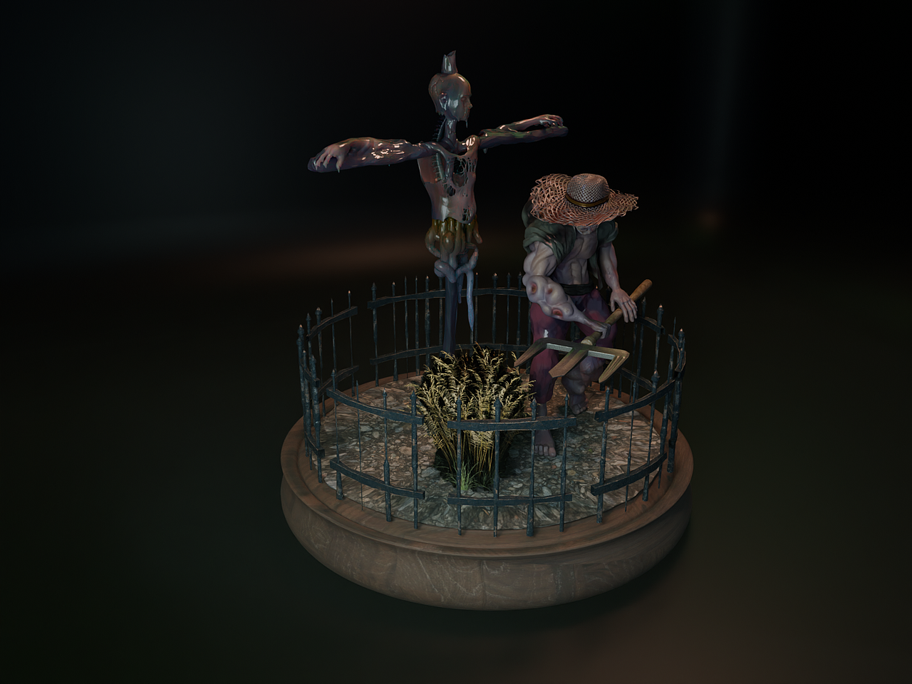 美式恐怖风格角色,供口味独特的你品鉴。