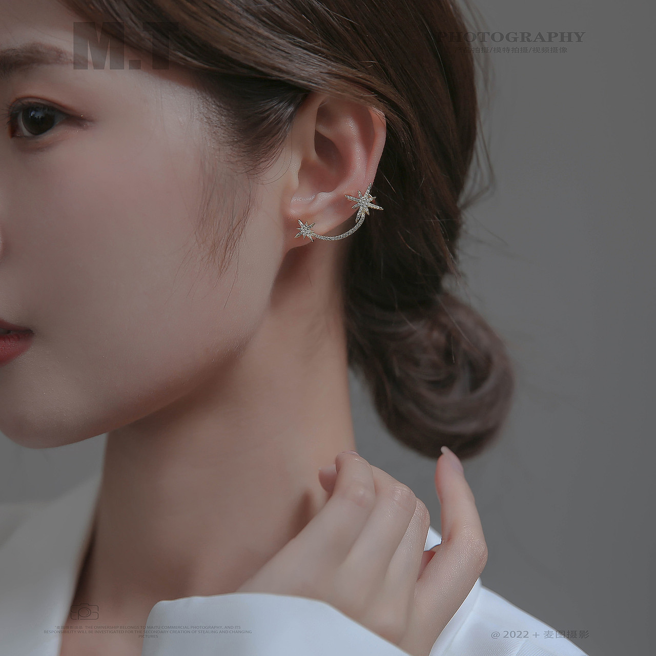 产品摄影 | 小众饰品 耳饰模特拍摄作品展示