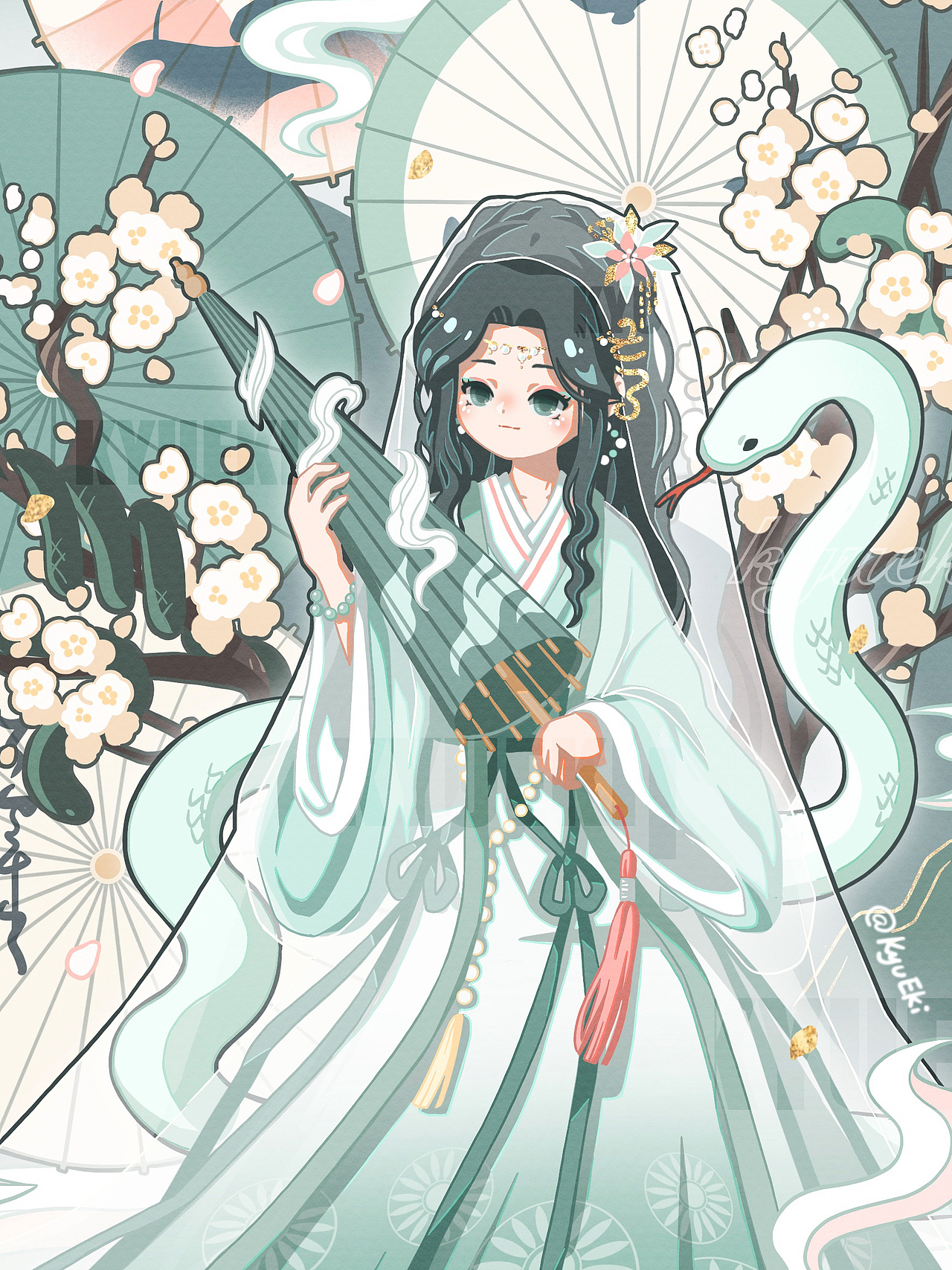 十二生肖插画系列（图ZMzE4NDkzODUy） - 创作习作 - 站酷设计师KyuEki原创素材 - 站酷ZCOOL