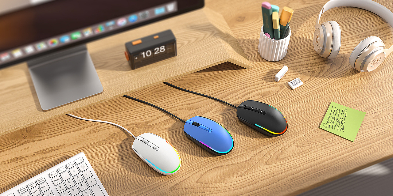 年度渲染 | 键鼠旗舰店 ✖ LCX光锥设计