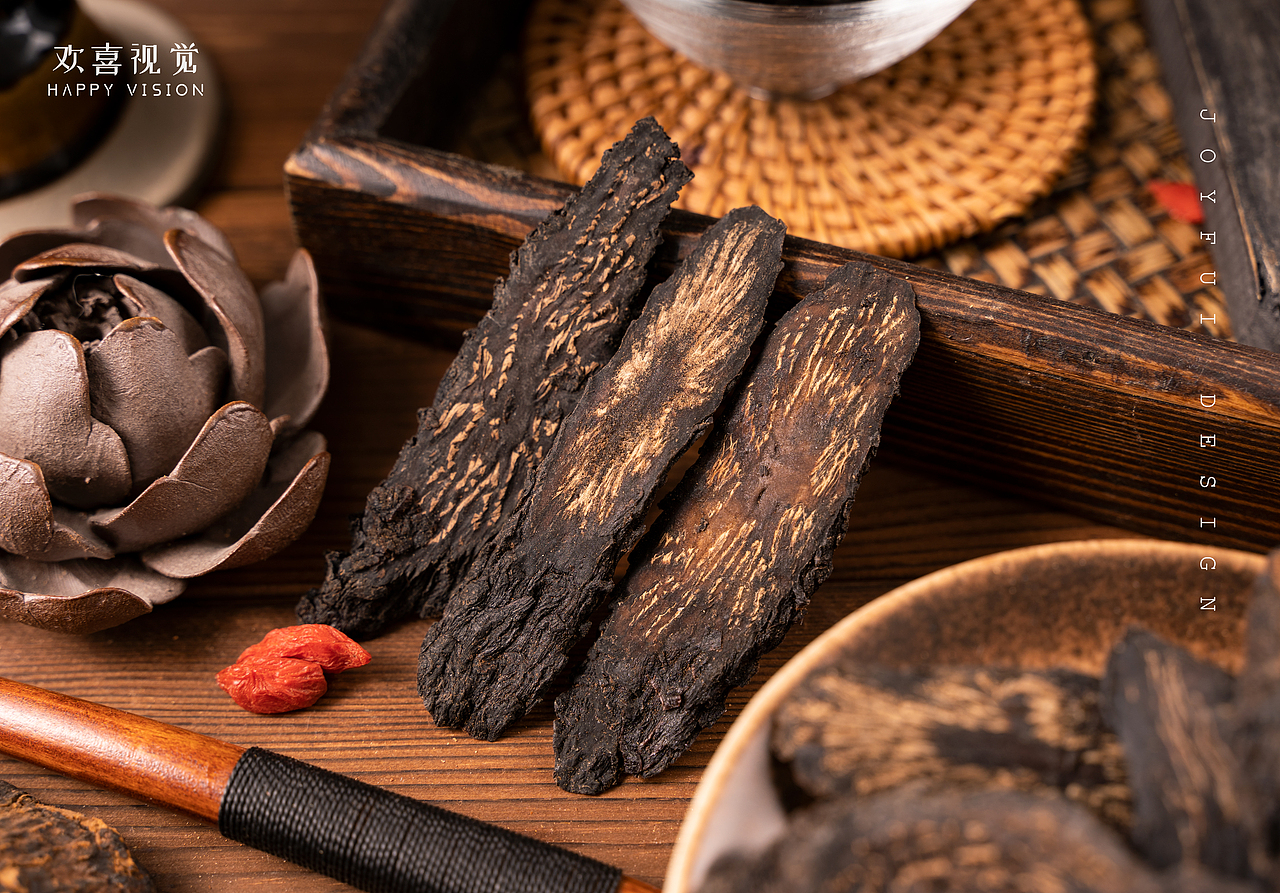 中药材肉苁蓉拍摄图片加详情页设计