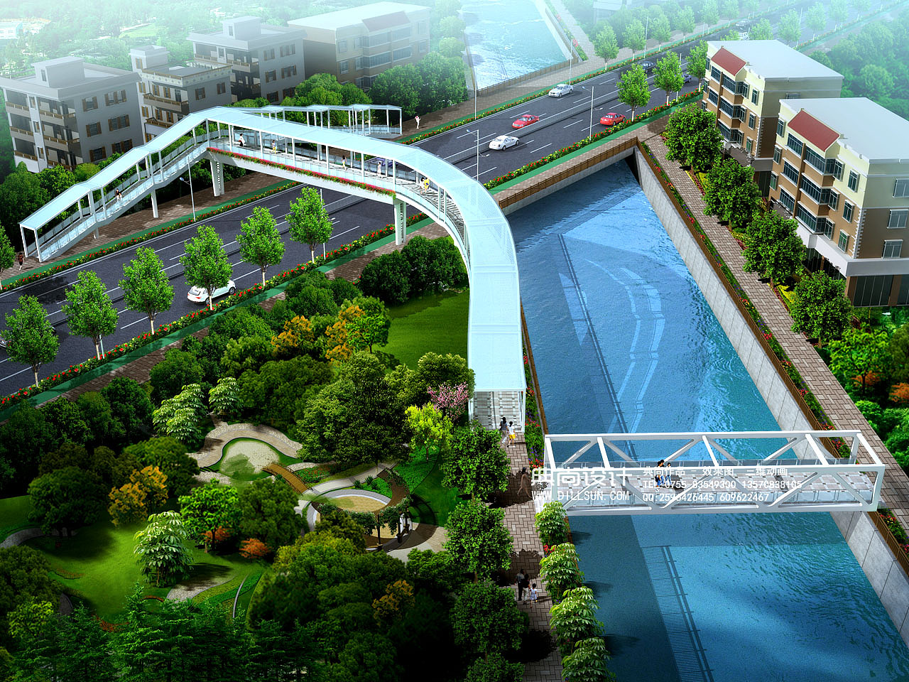 人行天桥效果图1