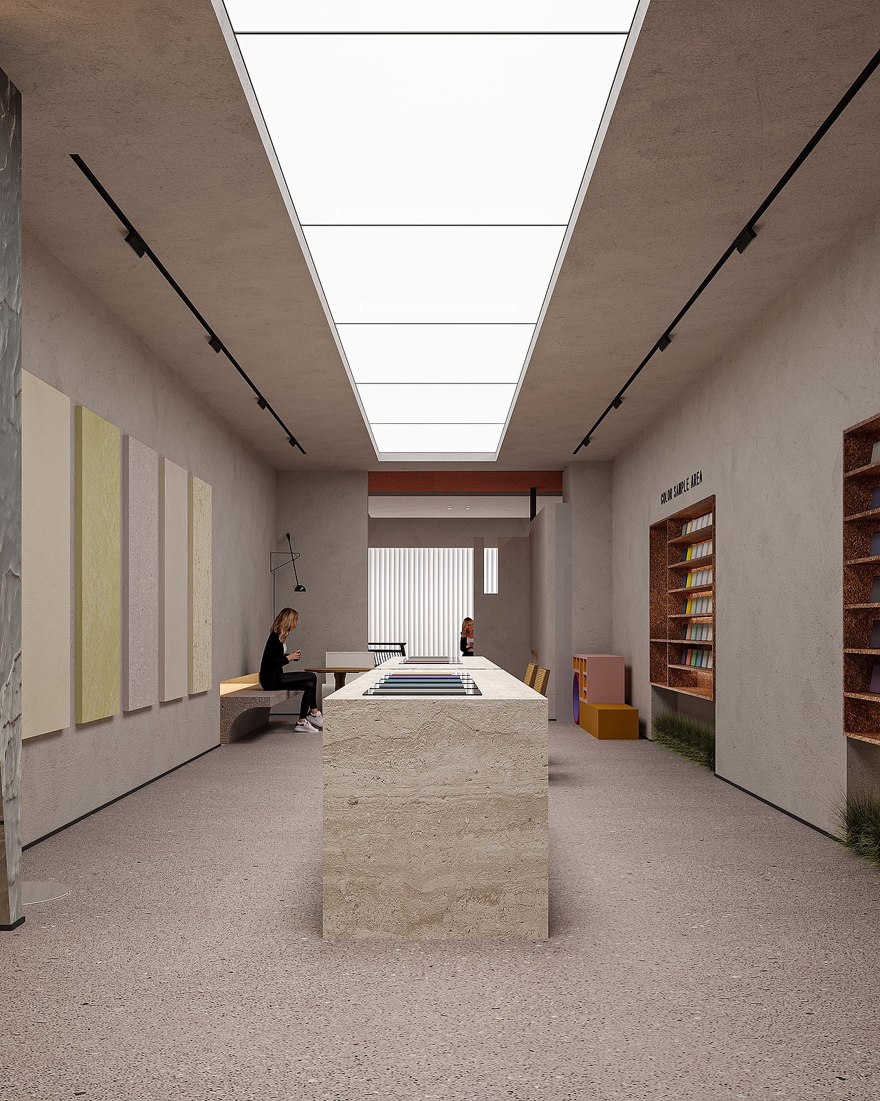 DEFIN DESIGN | 艺术漆展厅（图ZMzU2NjcxMzIw） - 商业空间设计 - 站酷设计师DEFINDESIGN常涛原创素材 - 站酷ZCOOL