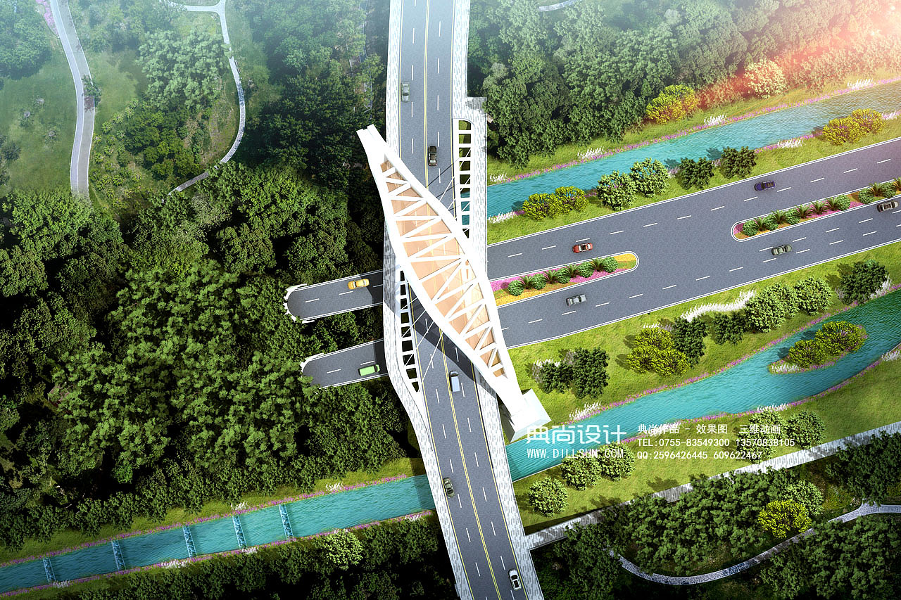 桥梁设计效果图 3