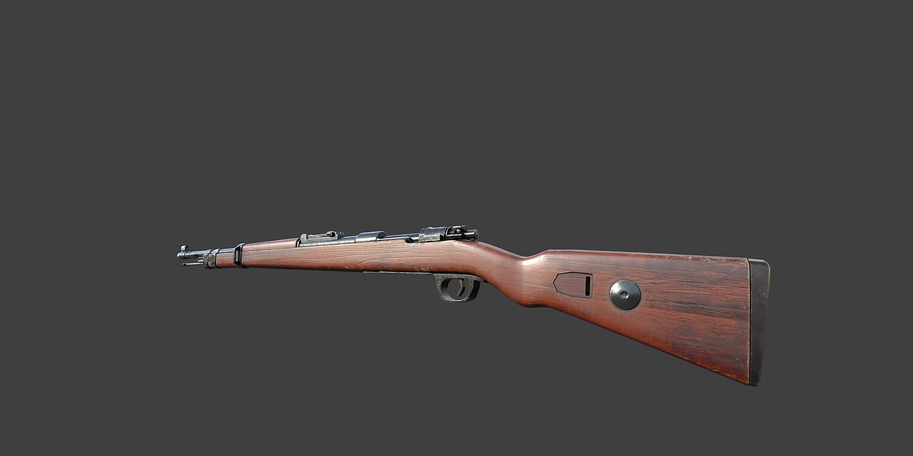 毛瑟步枪98K_吃鸡（图ZMzQxMjU4NTg4） - 机械/交通 - 站酷设计师CG小鱼原创素材 - 站酷ZCOOL