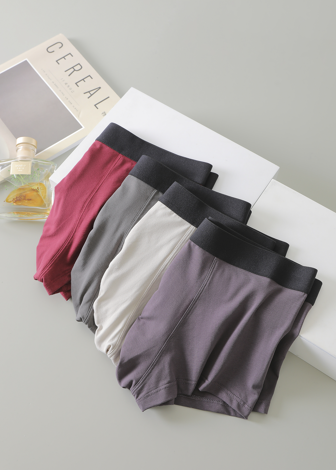 男式内裤の静物拍摄