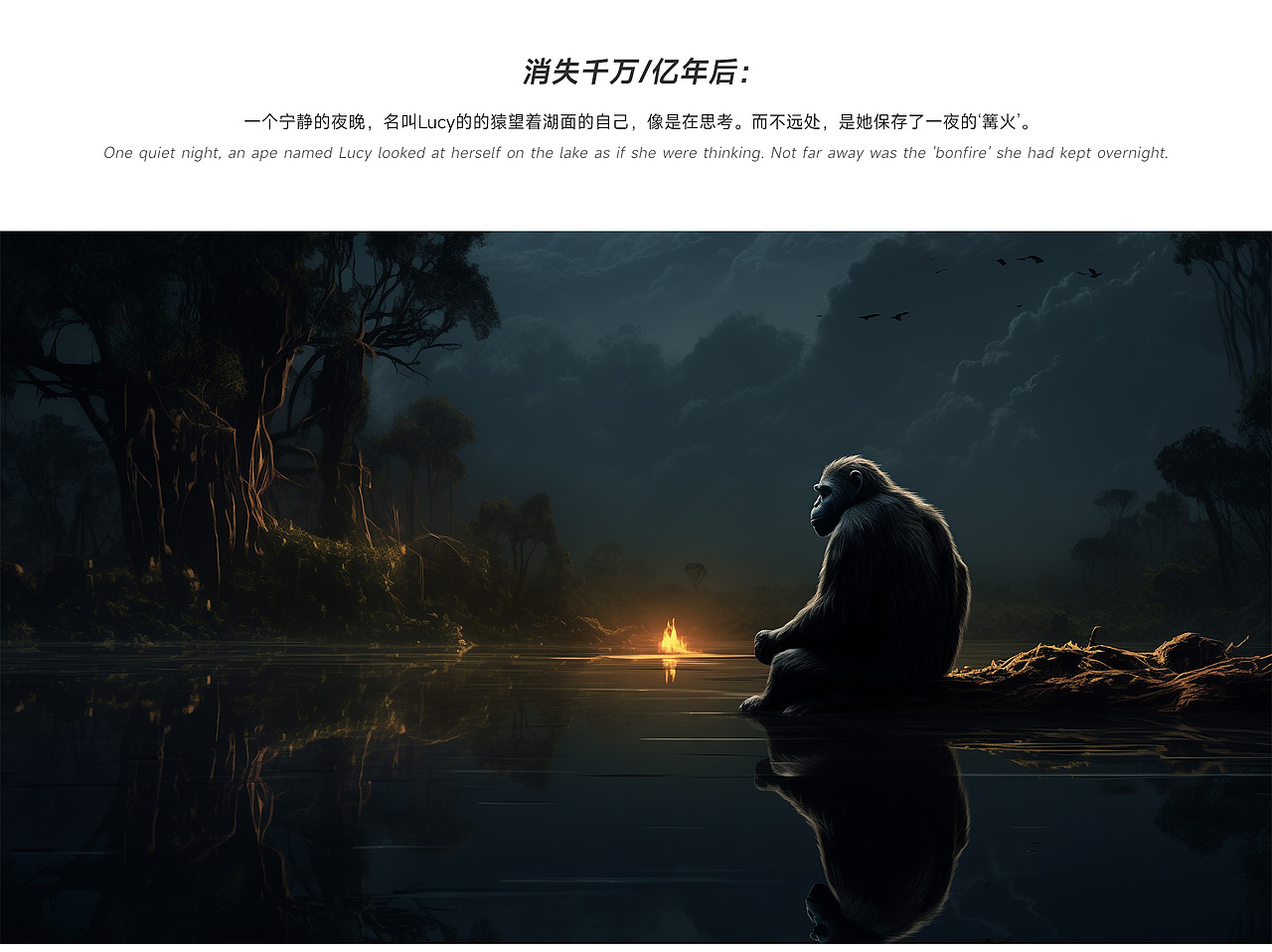 用AI来描绘人类消失之后的故事