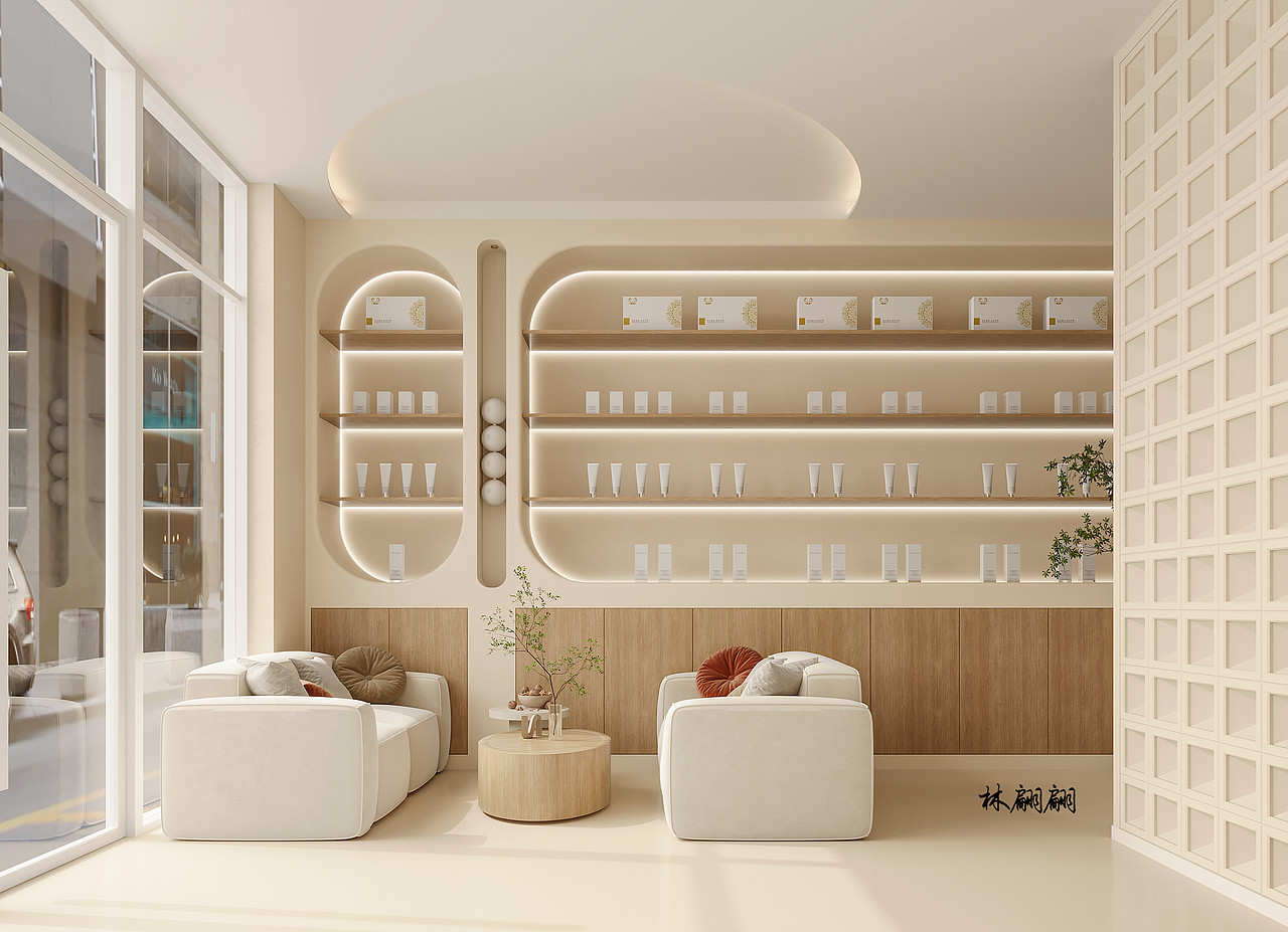 奶油艺术风|营造舒适的美容院