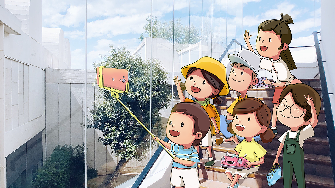 2019课件插画部分展示