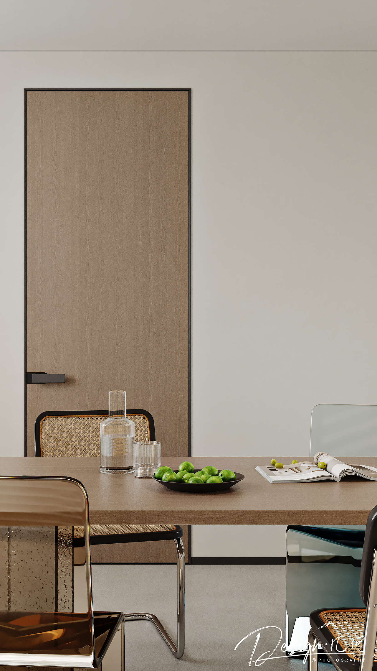 几何空间视觉表现 | 国悦府现代客餐厅