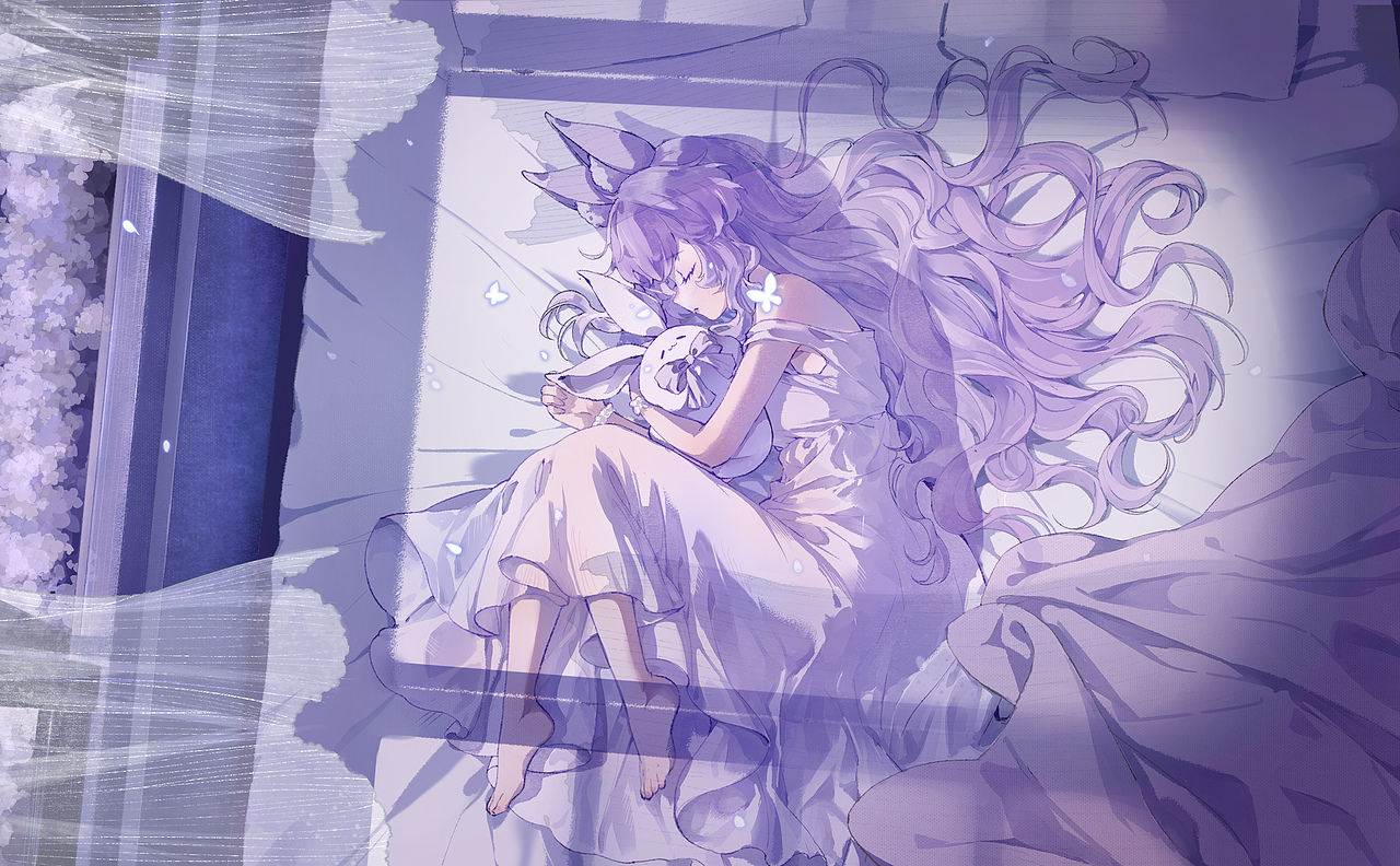 月光女孩（图ZMzI3OTg2MTcy） - 商业插画 - 站酷设计师南记moco原创素材 - 站酷ZCOOL