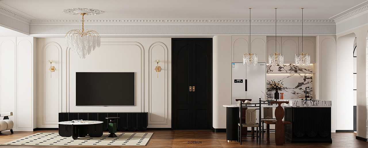 日常搬砖系列丨客餐厅（图ZMzQ1MTI5NjIw） - 家装设计 - 站酷设计师涛涛冲鸭原创素材 - 站酷ZCOOL