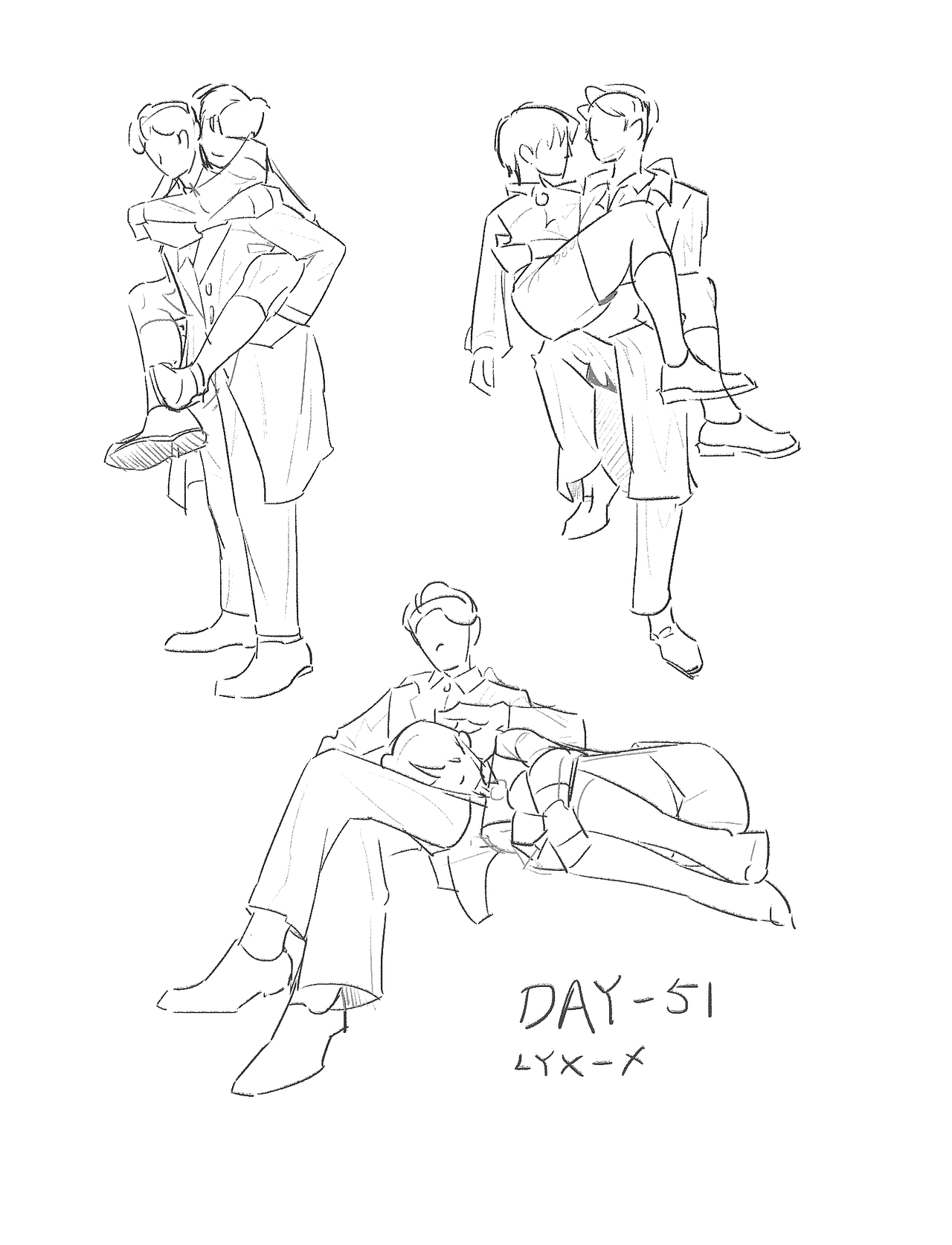 #速写60天挑战赛#day.51（图ZMjk4MDU4ODgw） - 创作习作 - 站酷设计师LYX襄原创素材 - 站酷ZCOOL