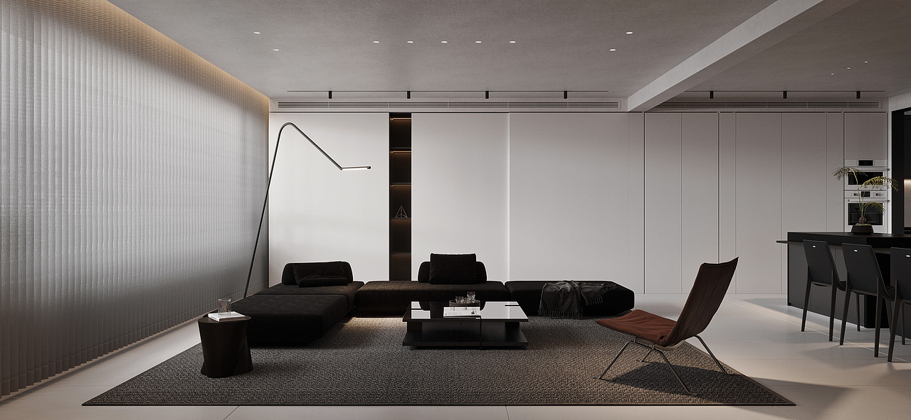 现代极简（图ZMzMzMzc4NDg4） - 家装设计 - 站酷设计师煜铭效果图表现原创素材 - 站酷ZCOOL