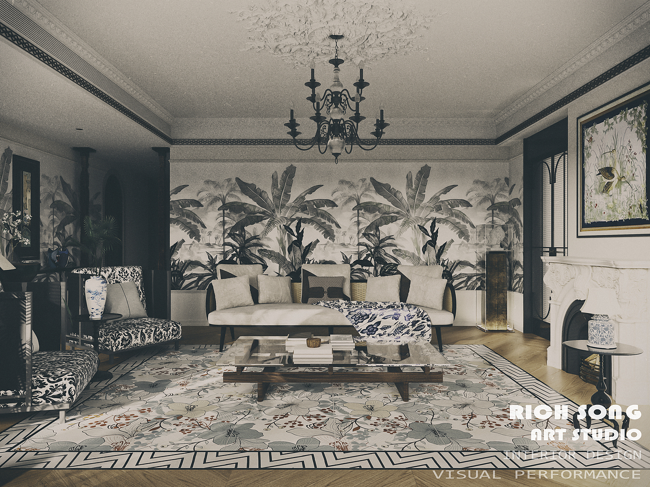 南洋风丨住进氧气吧里（图ZMzQzNDc2OTg0） - 家装设计 - 站酷设计师Richsong原创素材 - 站酷ZCOOL