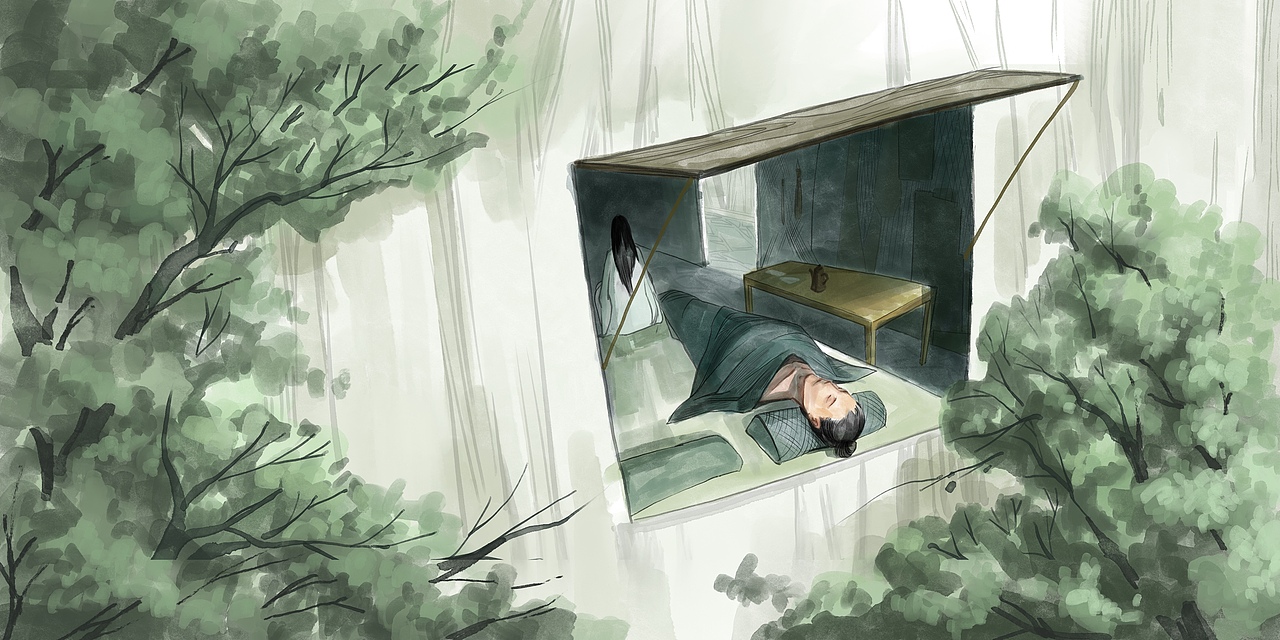 《口技》插画图组&影视飓风（图ZMzIzMjg4NzQ0） - 商业插画 - 站酷设计师北魏设计师原创素材 - 站酷ZCOOL