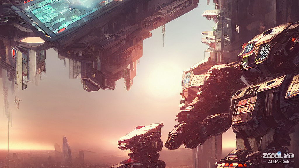 #AI创作实验室#机甲,赛博朋克,战争,宇宙