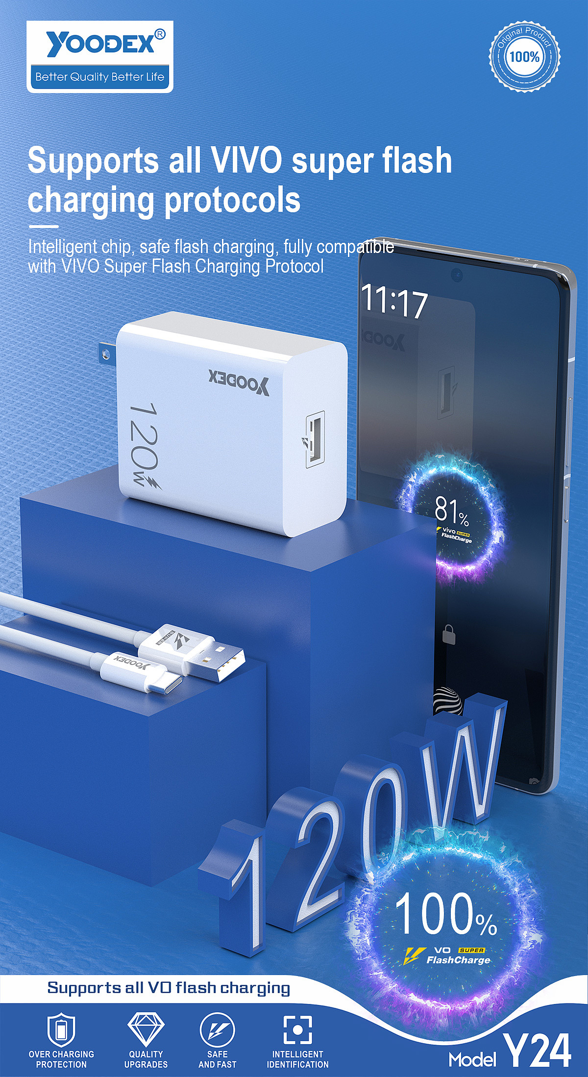 手机充电器详情页设计