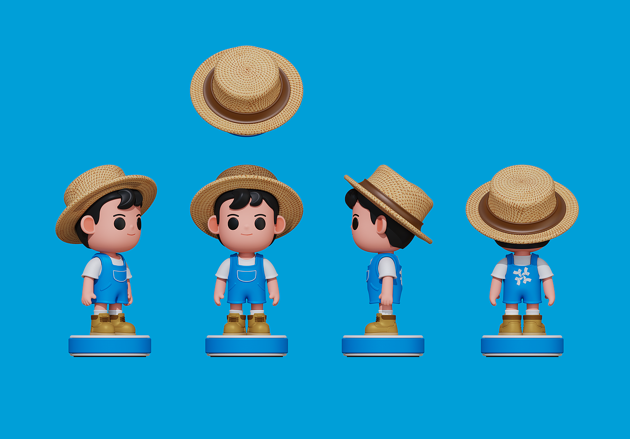 IP设计 | “花开流溪”IP卡通