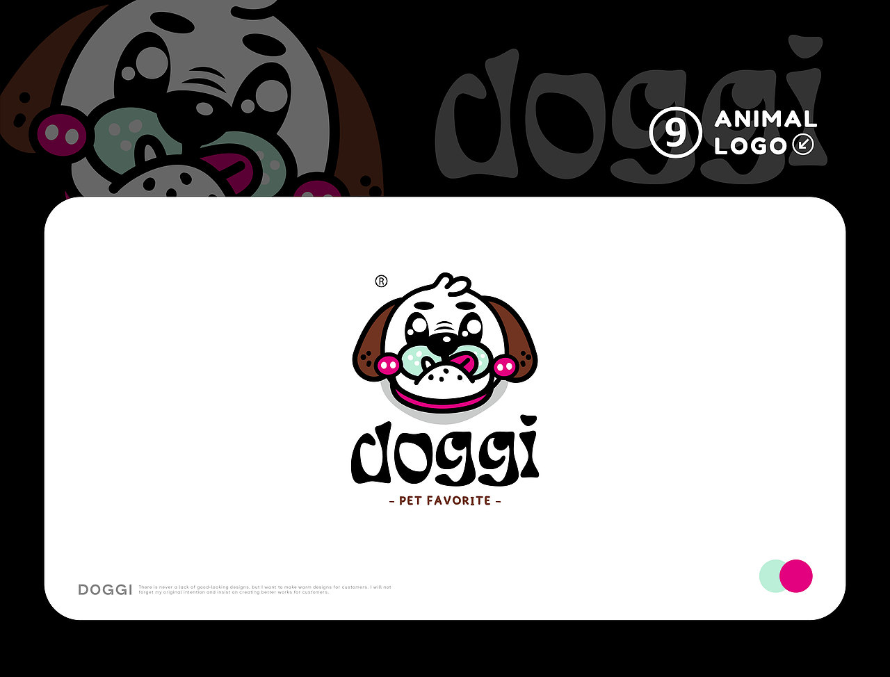 LOGO DESIGN-芭比粉萌宠-美食篇