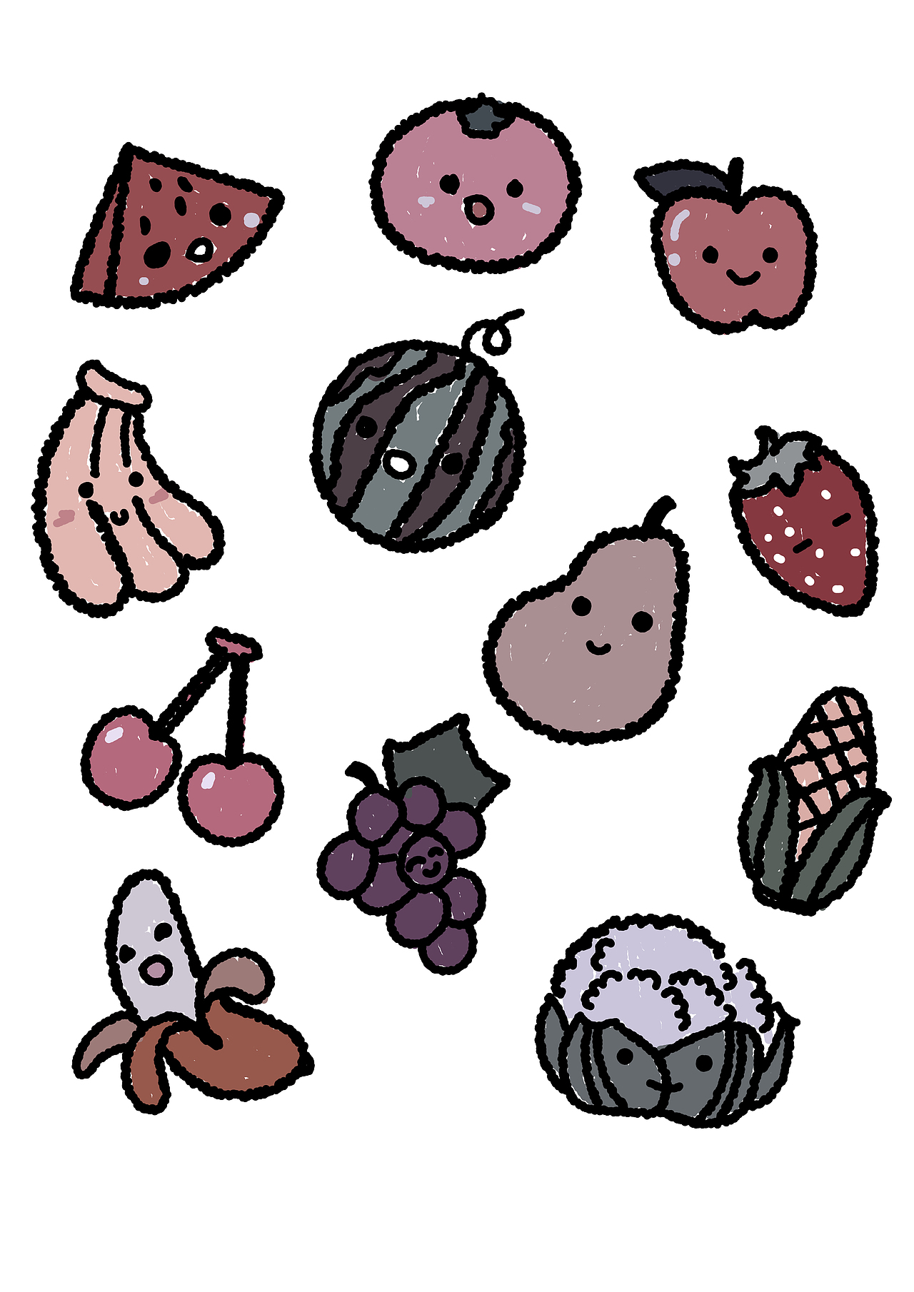 【插画】果蔬系列