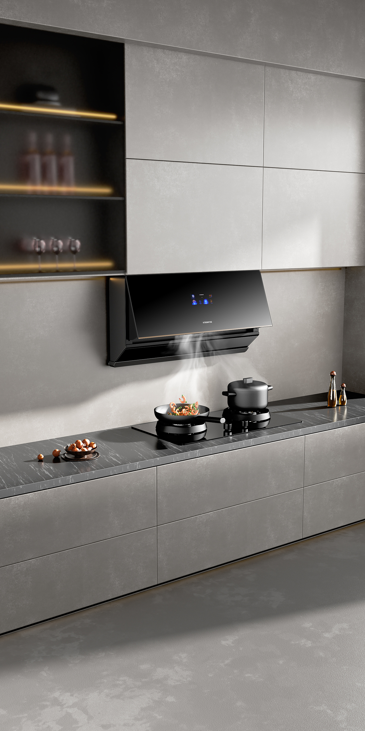 记录一波 烟机+灶具+集成灶+净水器 渲染与详情都有（图ZMzQwOTUzODg0） - 电商 - 站酷设计师打杂小弟原创素材 - 站酷ZCOOL