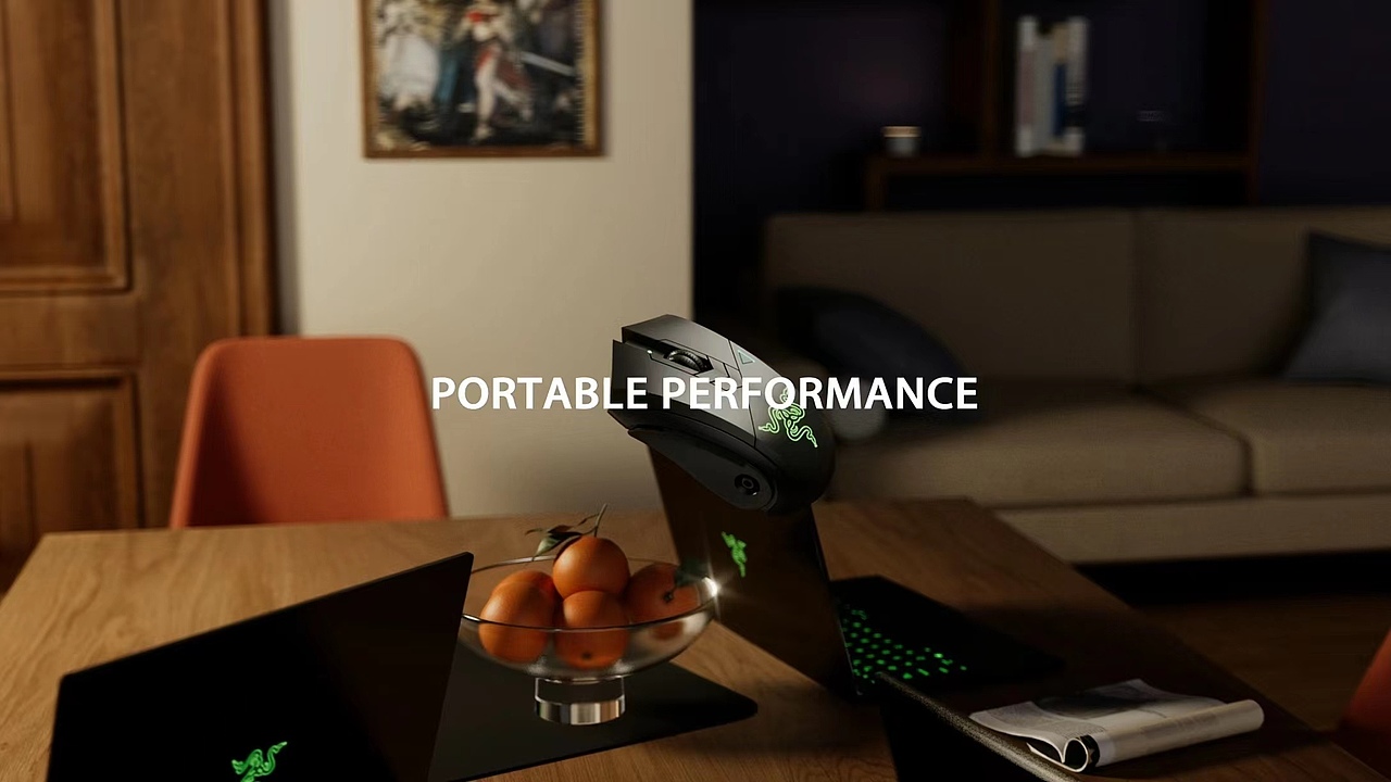 C4D雷蛇鼠标动画