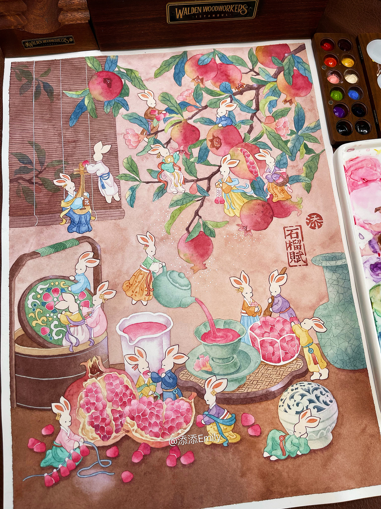 石榴赋(兔崽崽系列)