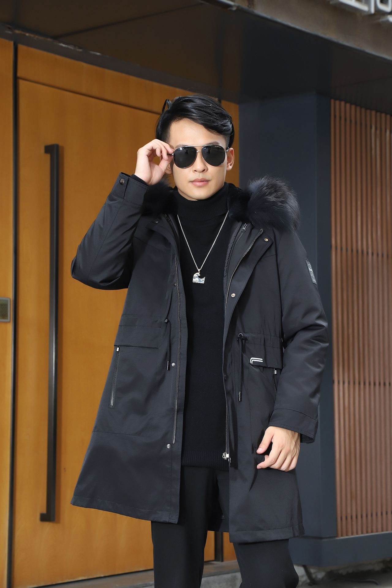 大衣 外景 服装