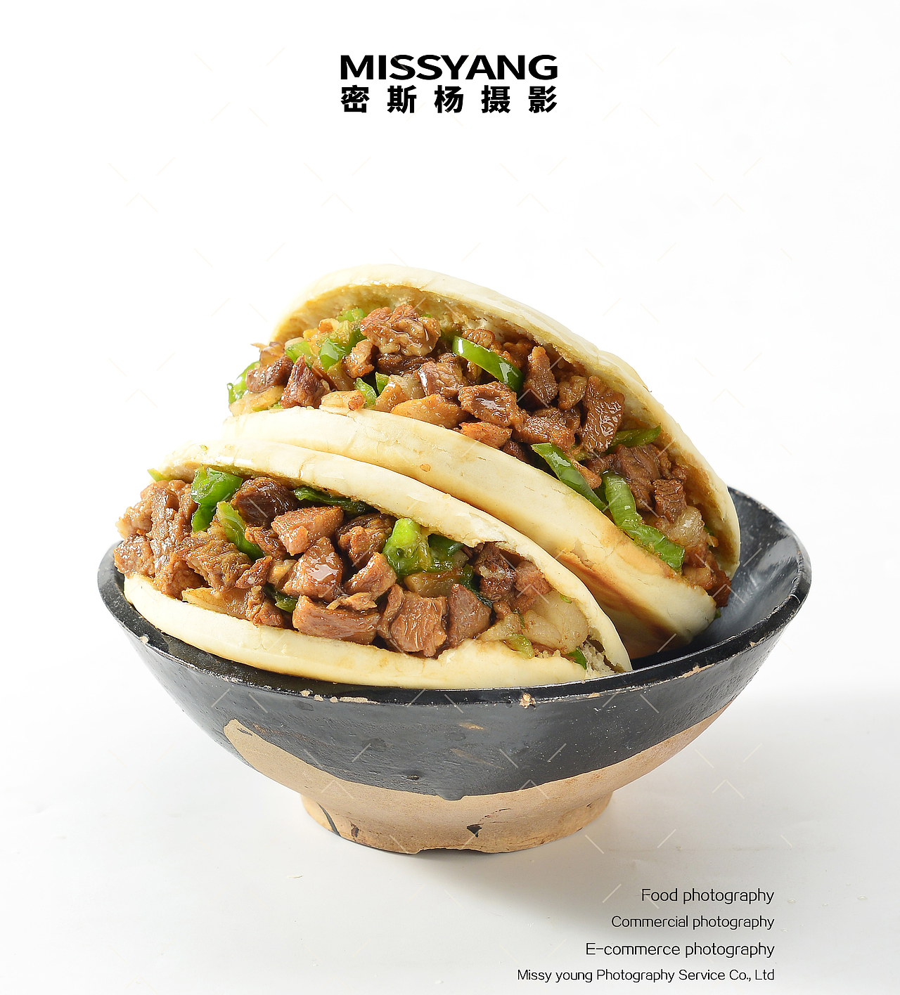 白吉馍肉夹馍|美食摄影|电商摄影|小吃拍摄×郑州密斯杨