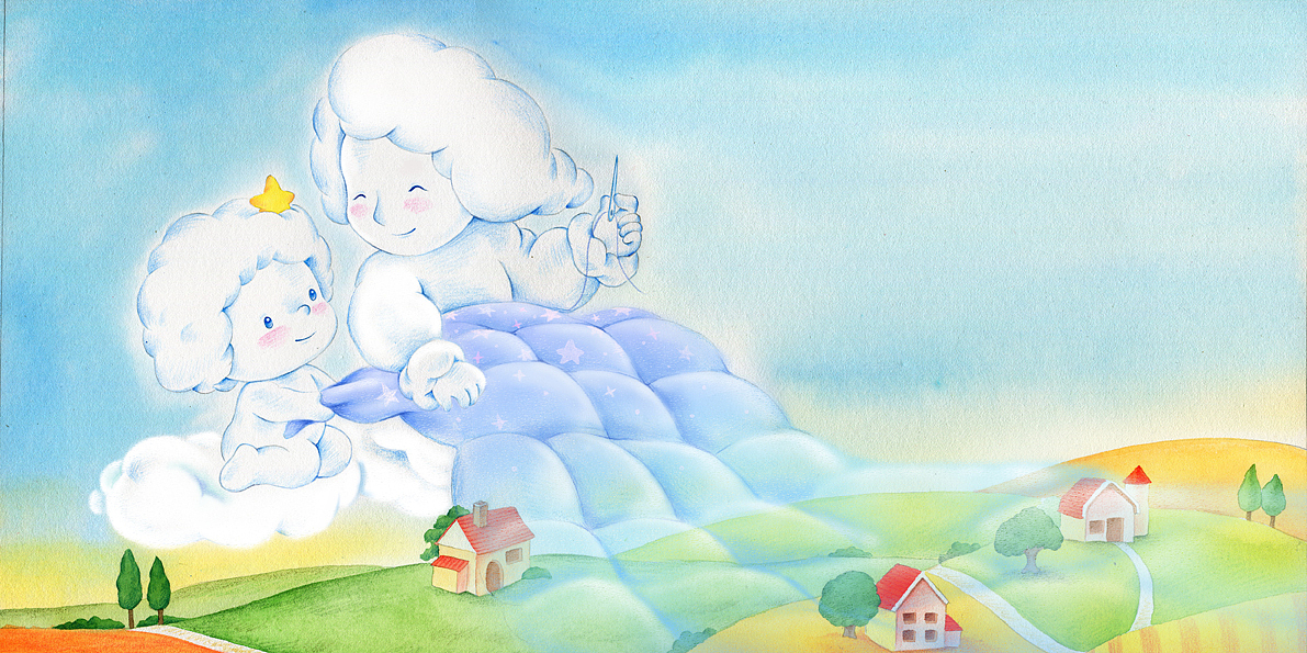 云宝宝儿童故事插图（图ZMzIxNTkwOTc2） - 儿童插画 - 站酷设计师方心立原创素材 - 站酷ZCOOL