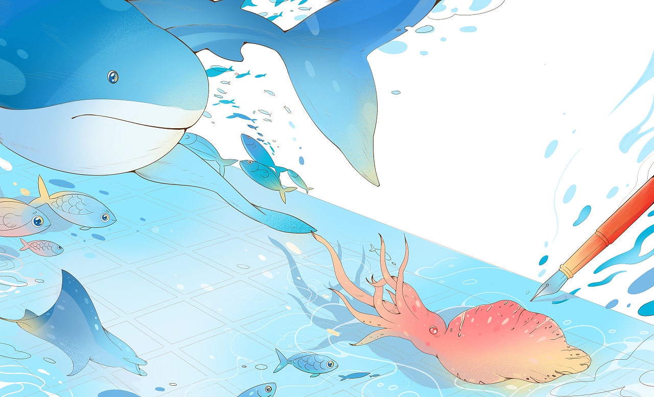 画出我心中的童话世界（图ZMzY4MzU5NDg0） - 儿童插画 - 站酷设计师青柠qingning原创素材 - 站酷ZCOOL