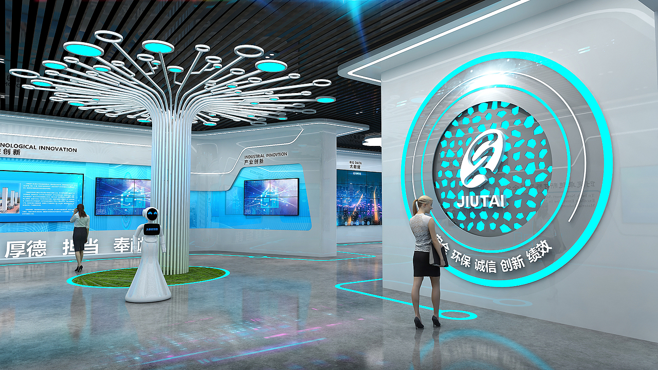 科技展厅（图ZMzI2MzExNjk2） - 其他三维 - 站酷设计师石木行空原创素材 - 站酷ZCOOL